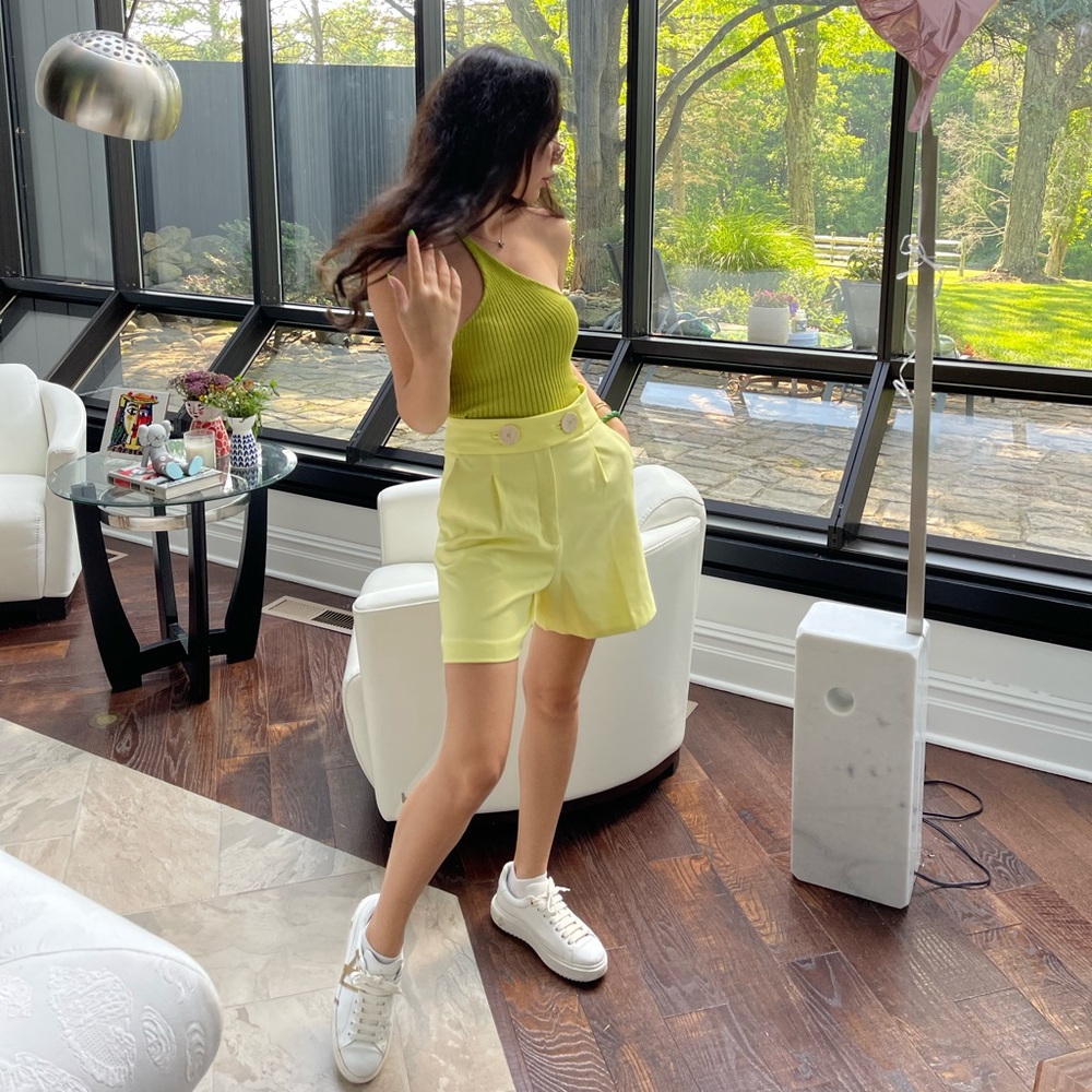 Zara yellow shorts